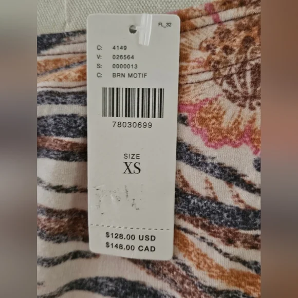 NWT Anthropologie Daily Practice Floral Stretch Ruched Mini Dress-Size XSmall - Picture 5 of 8